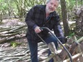 Tony cutting poles for stakes400px